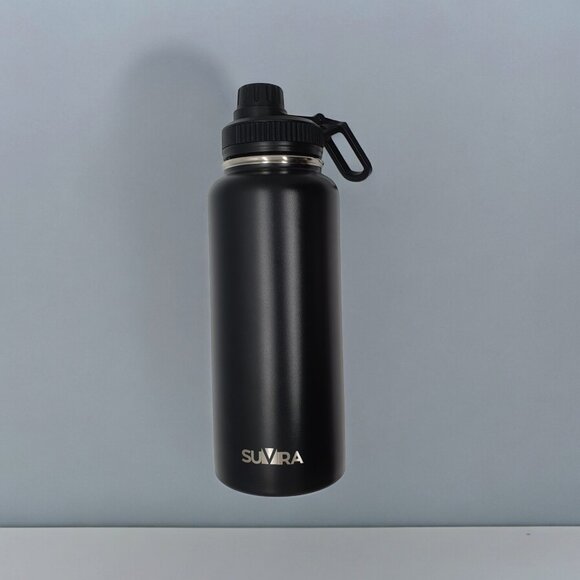 SUVIRA 32 oz Insulated Stainless Steel Sports Water Bottle - Picture 2 of 16